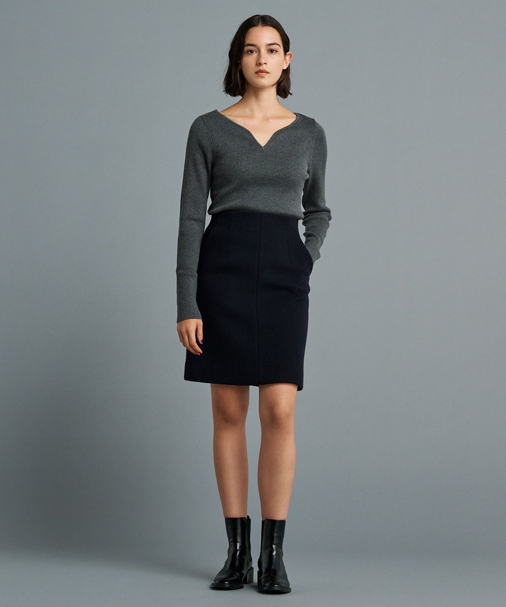 【オンワード】 uncrave>スカート 【撥水】プルーフ メルトン ミニスカート(uncrave STANDARD) ネイビー 1 レディース 【オンワード】 uncrave>スカート 【撥水】プルーフ メルトン ミニスカート(uncrave STANDARD) ネイビー 1 レディース