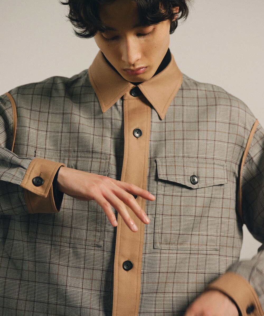 【オンワード】 JOSEPH STUDIO>ジャケット/アウター 【MEN・洗える】コットンダブルクロス ブルゾン ライトグレー 8 メンズ 【送料無料】