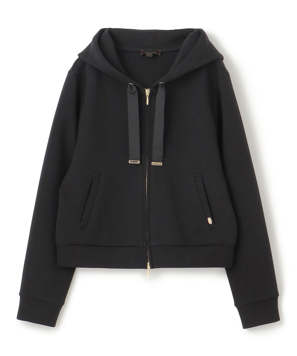 【オンワード】 TOCCA>トップス 【洗える】NICE HOLIDAY HOODIE フーディー ブラック F レディース