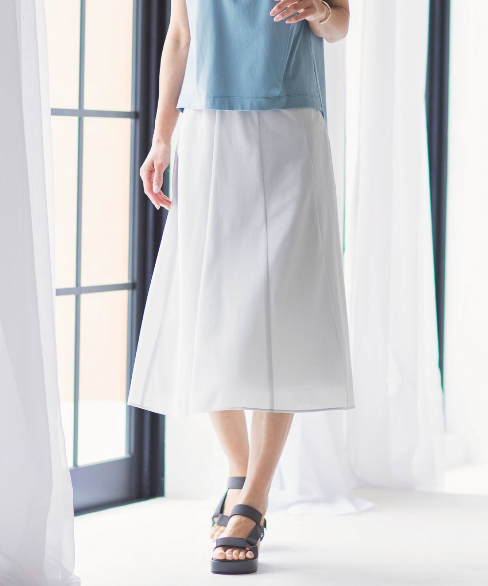 【オンワード】 J.PRESS LADIES>スカート 【洗える】シアートリコット フレアー スカート ライトグレー 7 レディース 【オンワード】 J.PRESS LADIES>スカート 【洗える】シアートリコット フレアー スカート ライトグレー 7 レディース