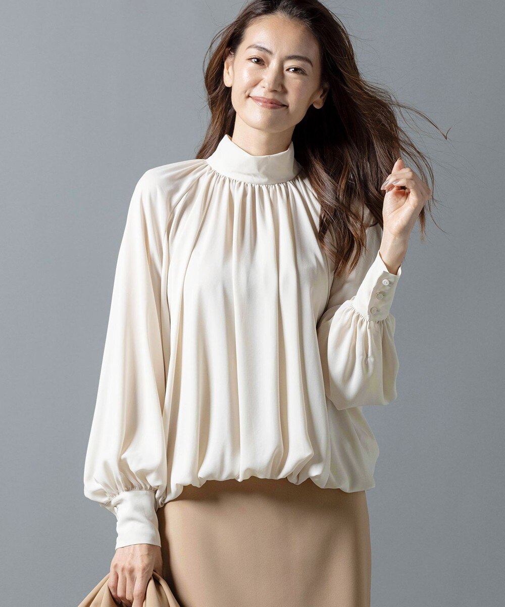 【オンワード】 BEIGE,>トップス RHYL / ブラウス Navy 0 レディース 【送料無料】