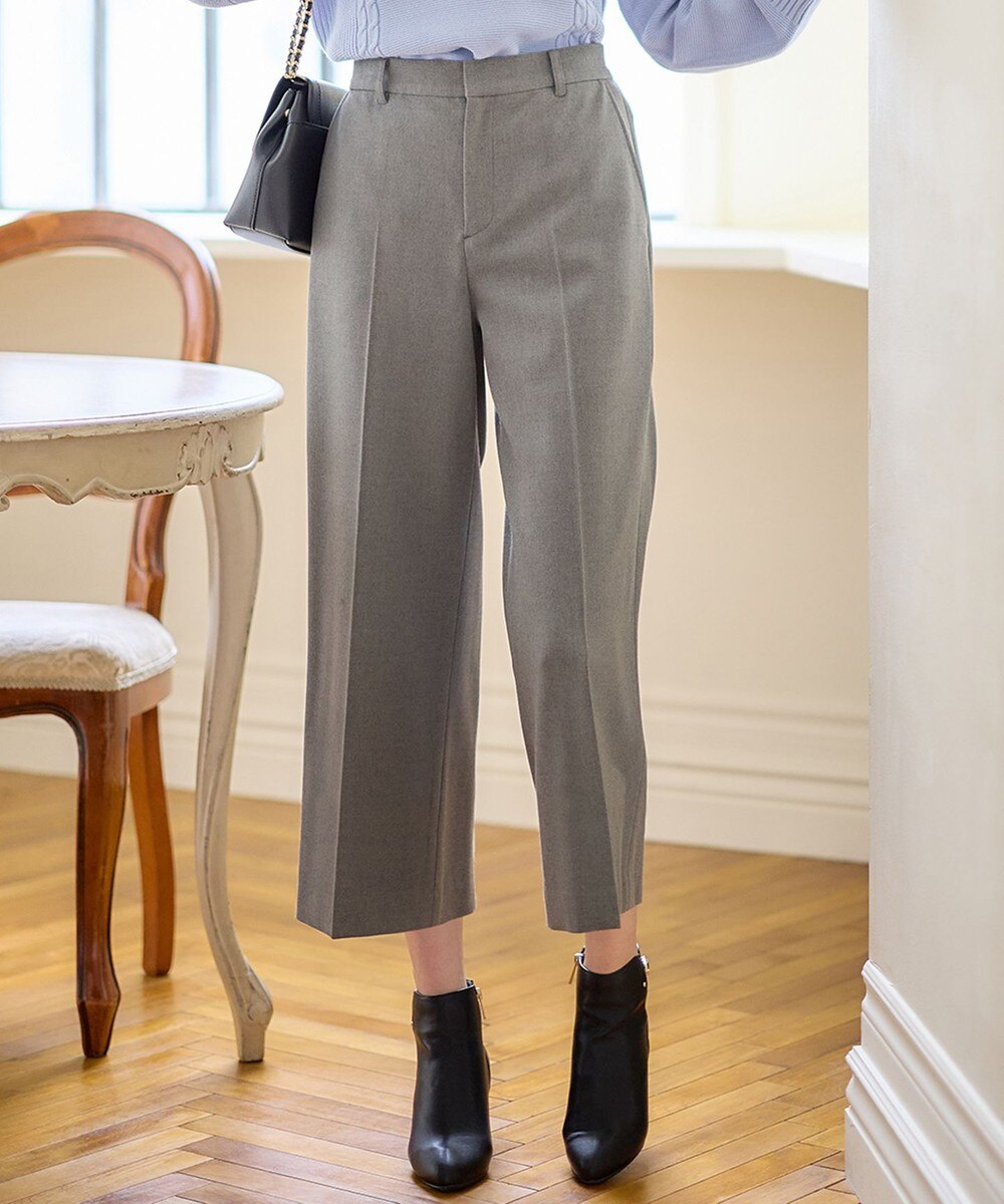 【オンワード】 ANY SIS>パンツ 【シリーズ累計7万本突破!】サーモ2WAYストレッチ ワイドパンツ ライトグレー 1 レディース 【オンワード】 ANY SIS>パンツ 【シリーズ累計7万本突破!】サーモ2WAYストレッチ ワイドパンツ ライトグレー 1 レディース