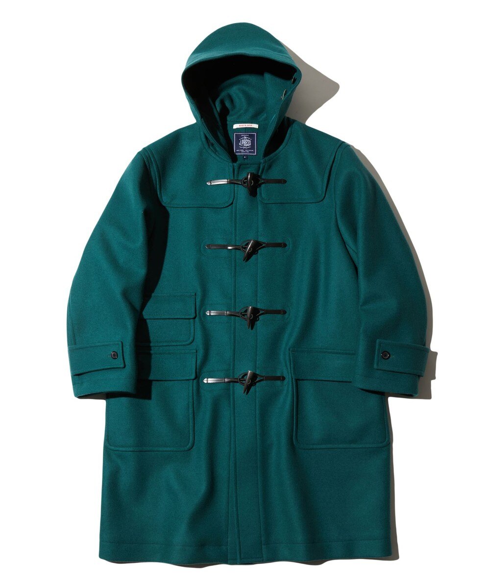 【オンワード】 J.PRESS MEN>ジャケット/アウター 【J.PRESS ORIGINALS】1001 COLLEGE MELTON CHANGE POCKETS DUFFLECOAT / JAPAN MADE グリーン S メンズ