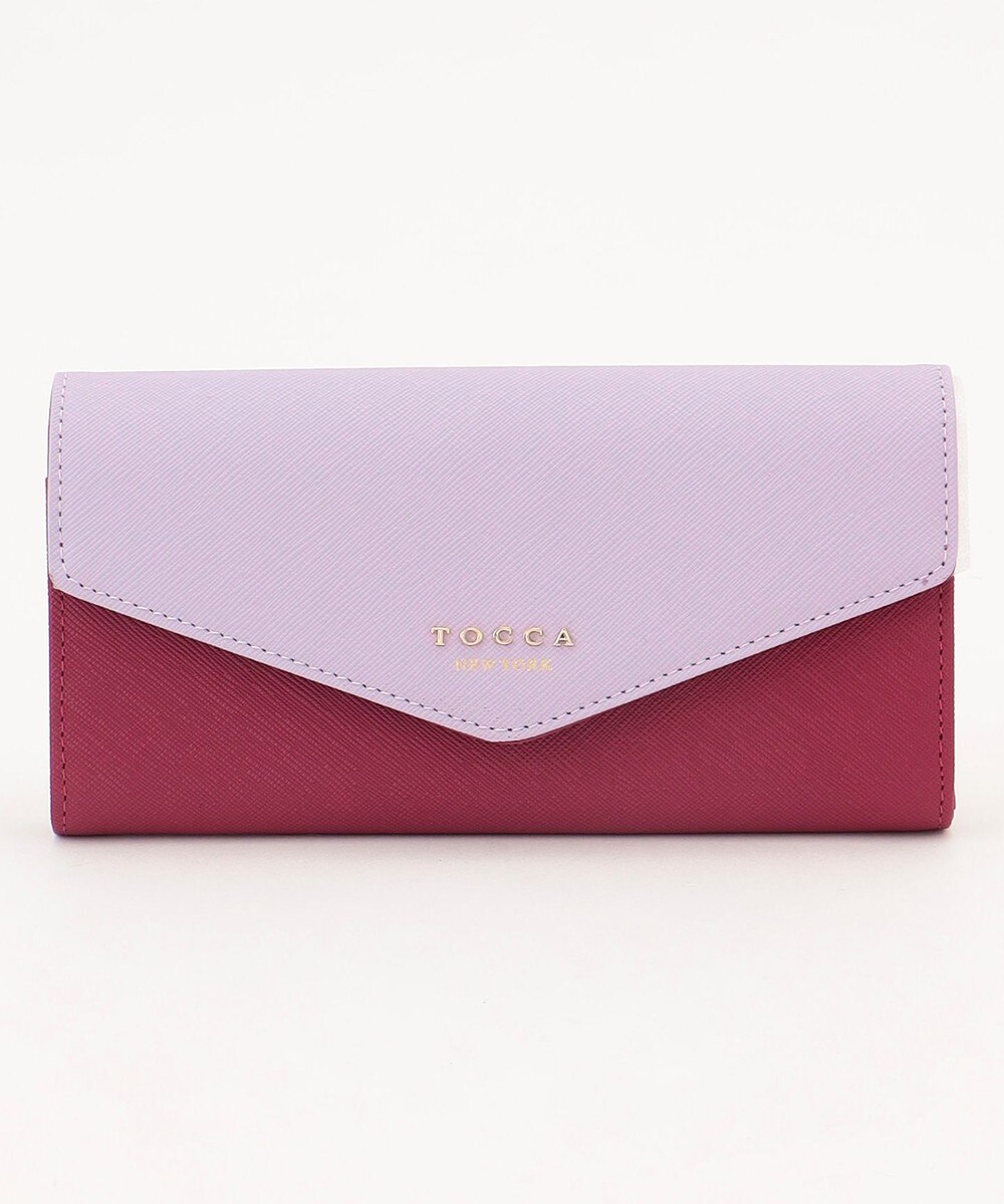 【オンワード】 TOCCA>財布/小物 LETTERA LONG WALLET 長財布 ラベンダー F レディース