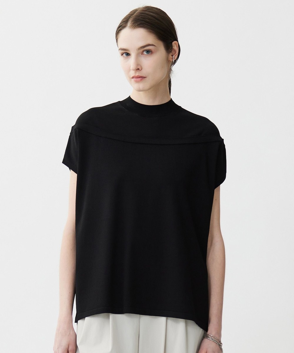 【オンワード】 ICB>トップス 【接触冷感・UVケア・洗える】 VIS/NYハイゲージ モックネックプルオーバー ブラック S レディース 【オンワード】 ICB>トップス 【接触冷感・UVケア・洗える】 VIS/NYハイゲージ モックネックプルオーバー ブラック S レディース