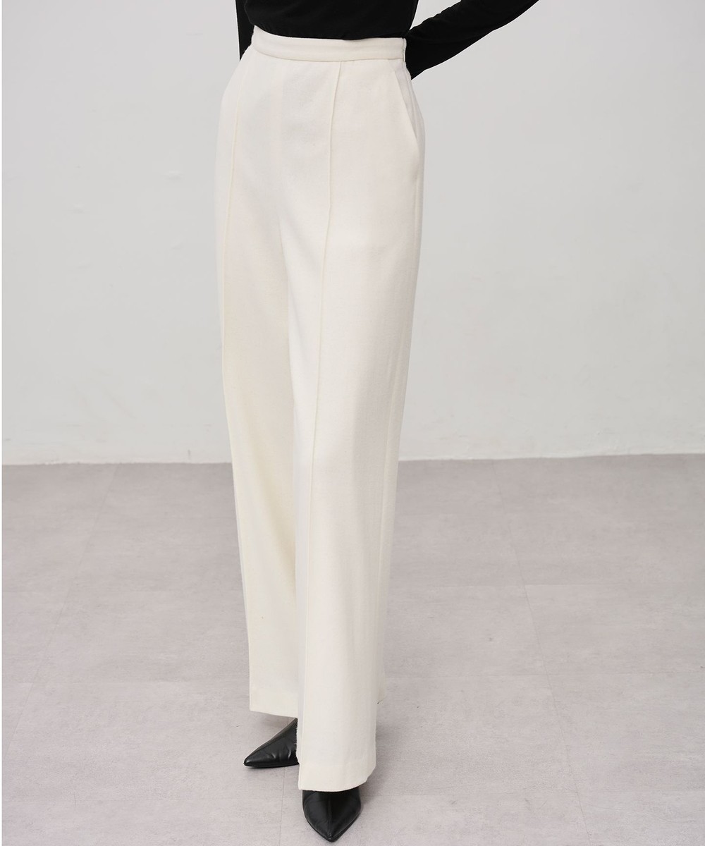 【オンワード】 uncrave>パンツ コンプレストウール ストレートパンツ オフ 0 レディース 【オンワード】 uncrave>パンツ コンプレストウール ストレートパンツ オフ 0 レディース