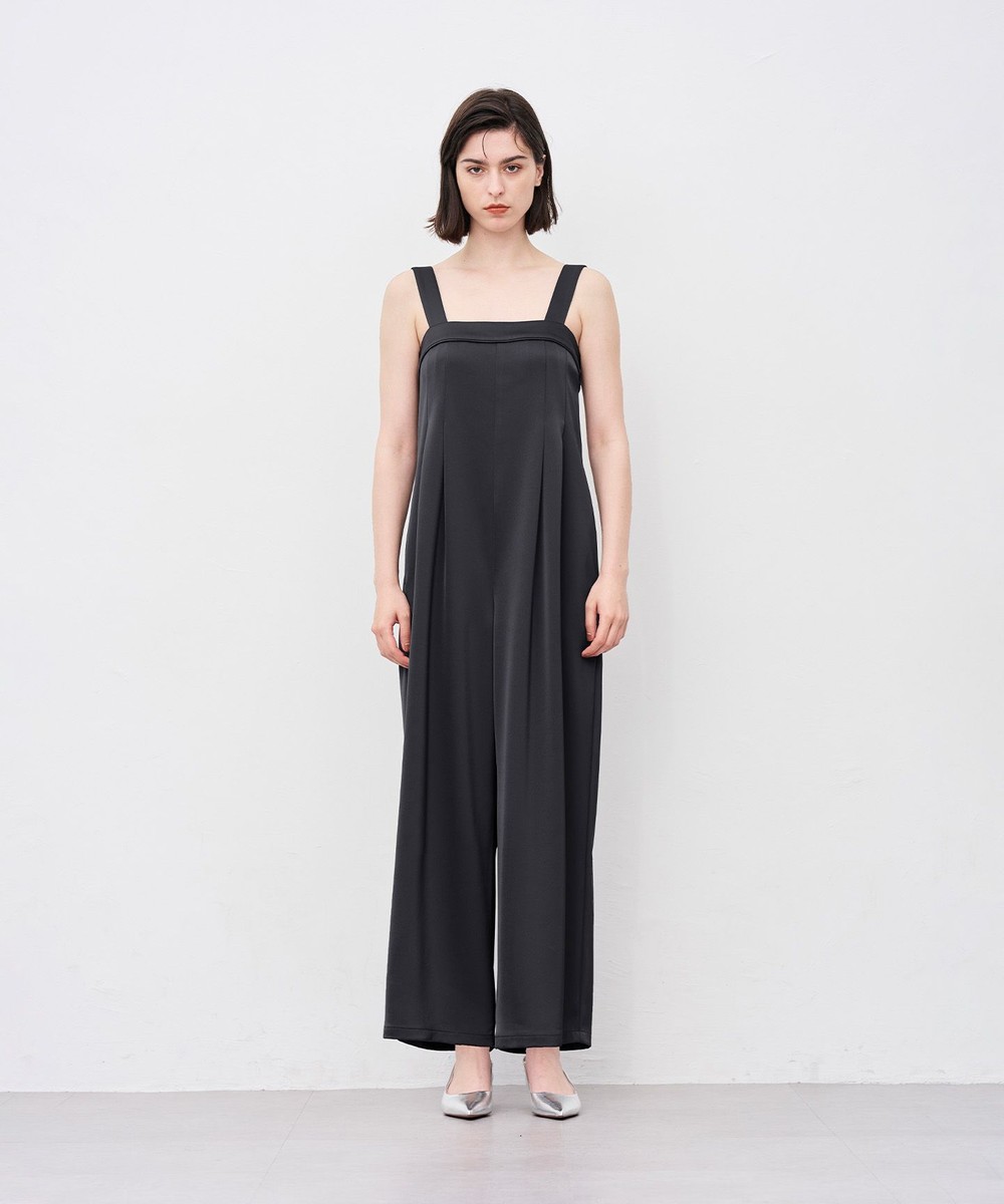 【オンワード】 uncrave>オールインワン・サロペット 【手洗い可】シャイニーダブルサテン オールインワン スレート 0 レディース 【オンワード】 uncrave>オールインワン・サロペット 【手洗い可】シャイニーダブルサテン オールインワン スレート 0 レディース