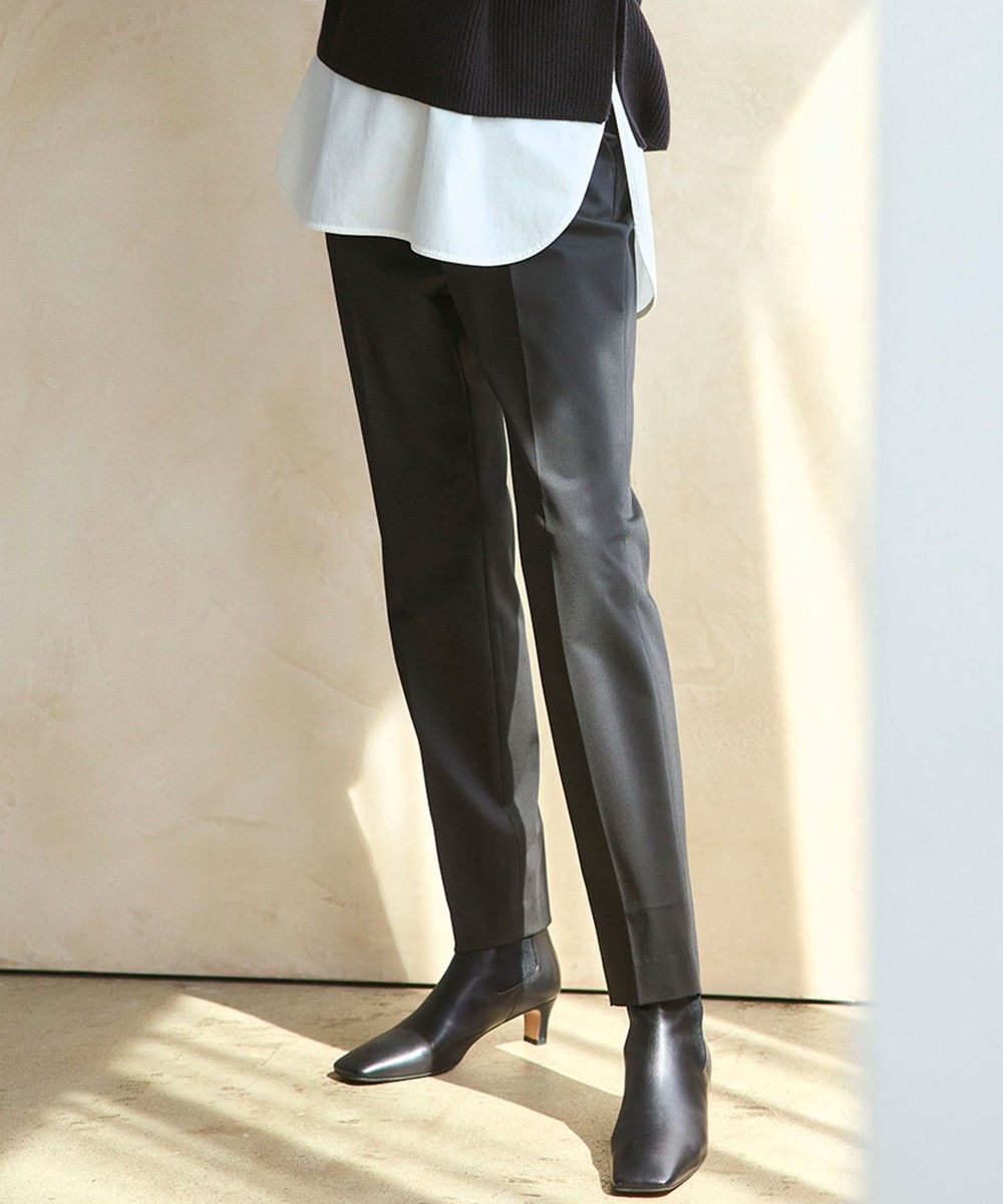 【オンワード】 23区>パンツ 【撥水加工/洗える】ドライ2WAYストレッチ テーパード パンツ ブラック 40 レディース 【オンワード】 23区>パンツ 【撥水加工/洗える】ドライ2WAYストレッチ テーパード パンツ ブラック 40 レディース