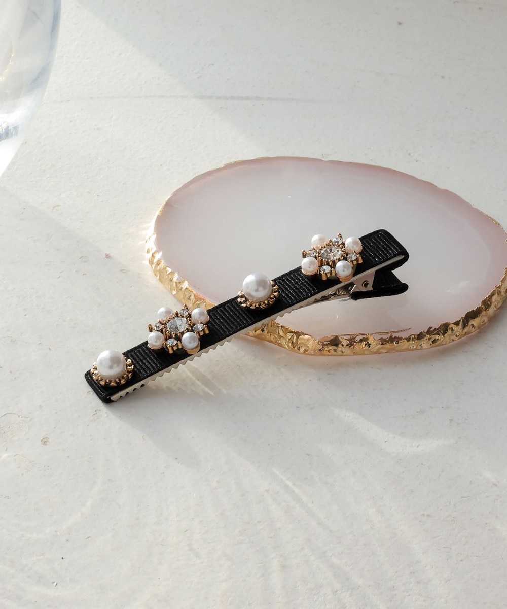 ビジューグログランヘアクリップ