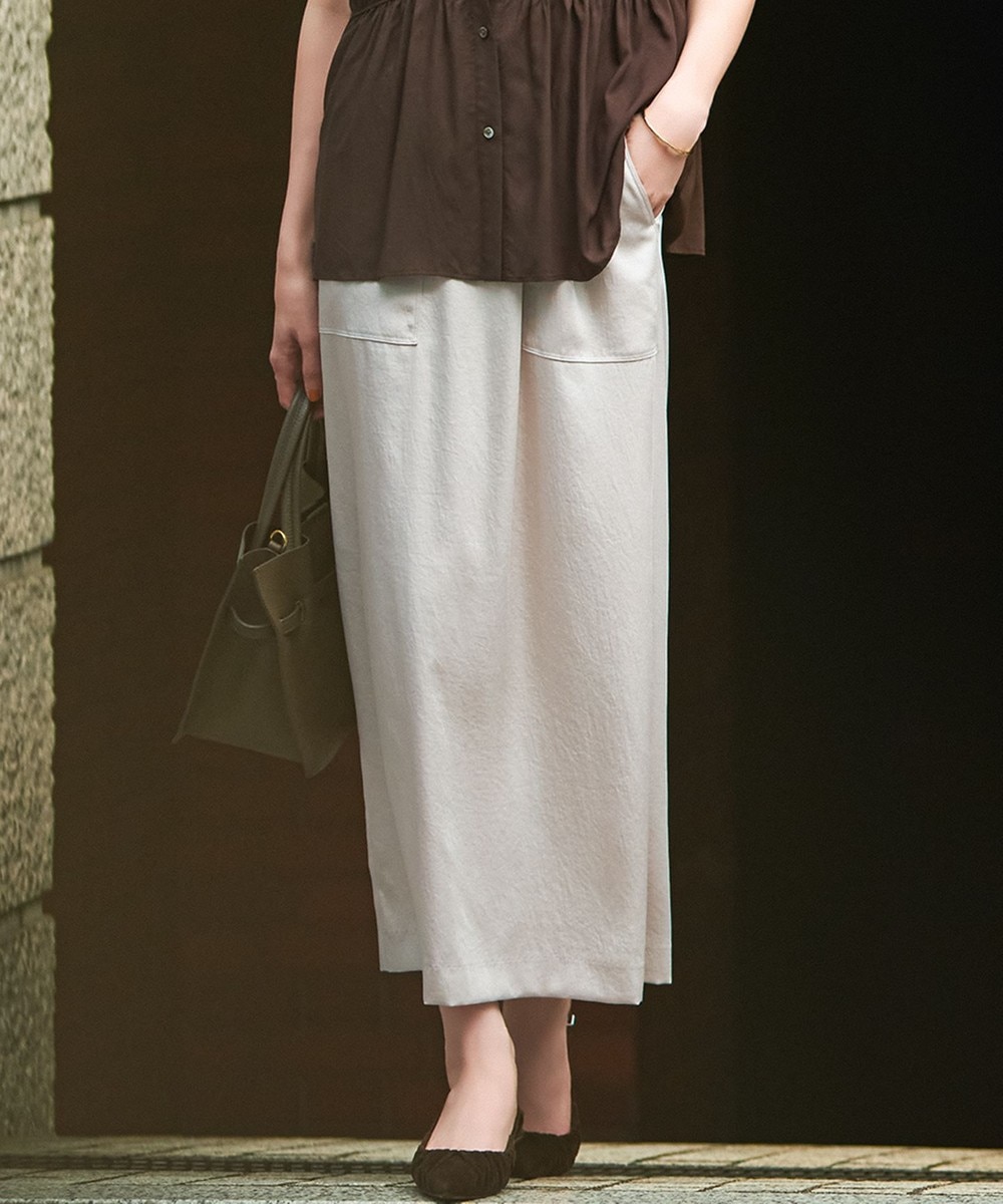 【オンワード】 23区 L(大きいサイズ)>スカート 【撥水加工/洗える】スムースサテン Iライン スカート ベージュ 48 レディース 【オンワード】 23区 L(大きいサイズ)>スカート 【撥水加工/洗える】スムースサテン Iライン スカート ベージュ 48 レディース