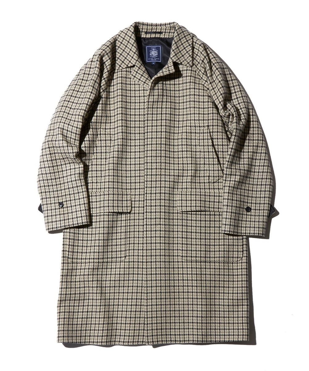 【オンワード】 J.PRESS MEN>ジャケット/アウター 【J.PRESS ORIGINALS】SOFT TWEED BALMACAAN COAT アイボリー M メンズ