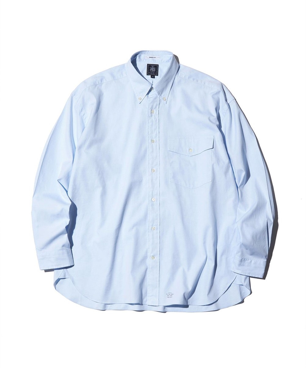 【オンワード】 J.PRESS MEN>トップス 【J.PRESS ORIGINALS】OXFORD B.D. SHIRT / BAGGY FIT サックスブルー S メンズ