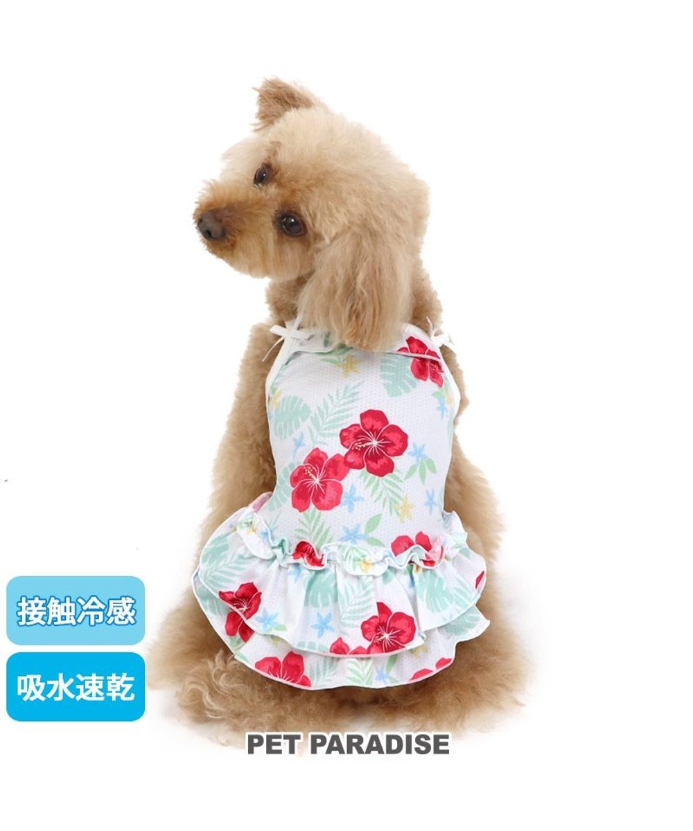 ＜オンワード＞PET PARADISE>ペットグッズ ペットパラダイス 花柄ワンピース 【小型犬】 ピンク（淡） ３Ｓ