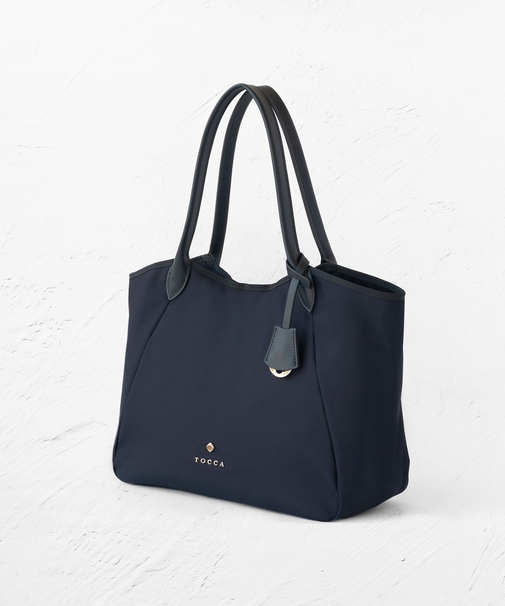【オンワード】 TOCCA>バッグ 【A4サイズ対応・撥水】T-JARDIN NYLONBAG ナイロンバッグ ネイビー F レディース 【オンワード】 TOCCA>バッグ 【A4サイズ対応・撥水】T-JARDIN NYLONBAG ナイロンバッグ ネイビー F レディース