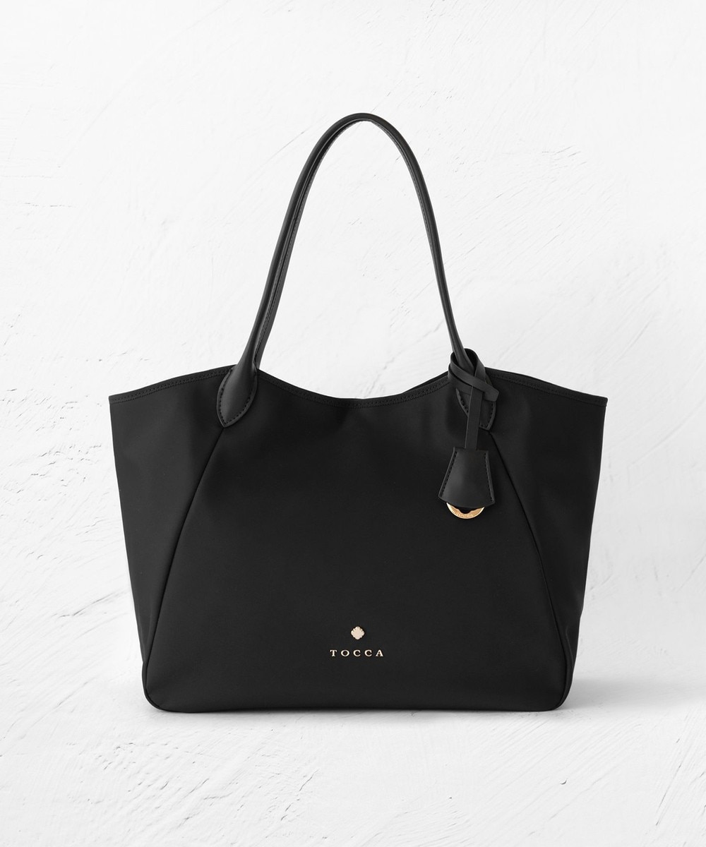 【オンワード】 TOCCA>バッグ 【A4サイズ対応・撥水】T-JARDIN NYLONBAG ナイロンバッグ ブラック F レディース 【オンワード】 TOCCA>バッグ 【A4サイズ対応・撥水】T-JARDIN NYLONBAG ナイロンバッグ ブラック F レディース