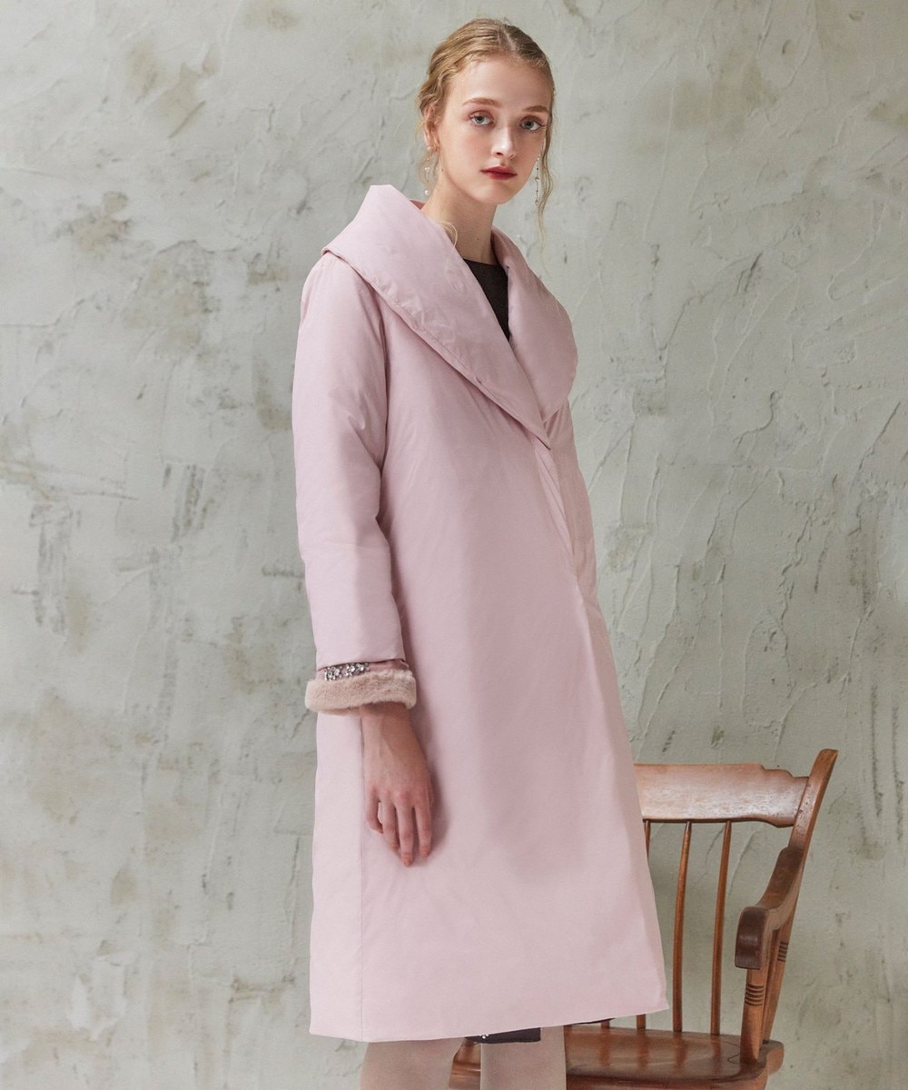 【オンワード】 TOCCA>ジャケット/アウター FLUFFY PILLOW ロングダウンコート ピンク 0 レディース 【オンワード】 TOCCA>ジャケット/アウター FLUFFY PILLOW ロングダウンコート ピンク 0 レディース