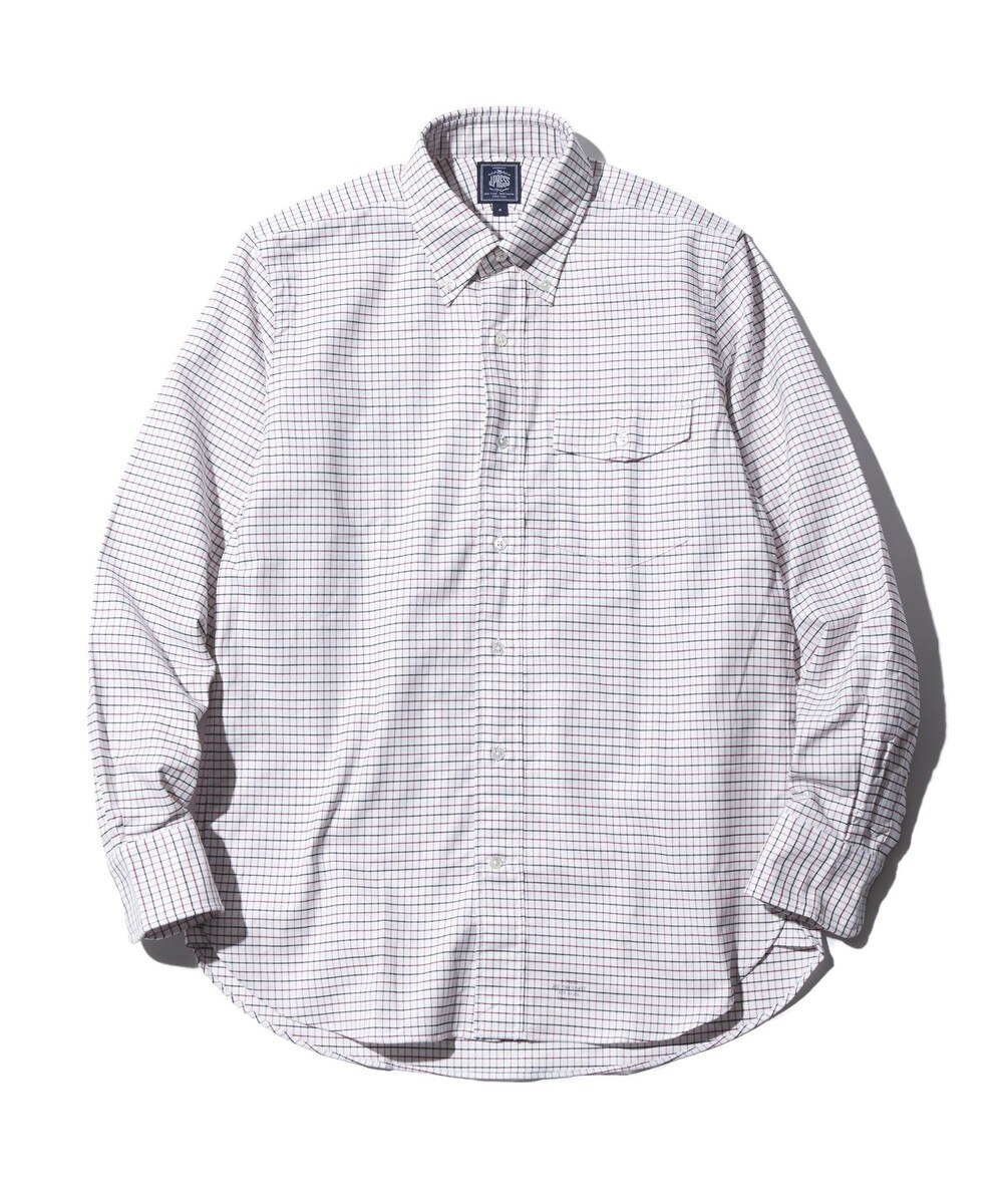 【オンワード】 J.PRESS MEN>トップス 【定番 / 不変の品格】タッターソール シャツ / ボタンダウン レッド S メンズ 【オンワード】 J.PRESS MEN>トップス 【定番 / 不変の品格】タッターソール シャツ / ボタンダウン レッド S メンズ