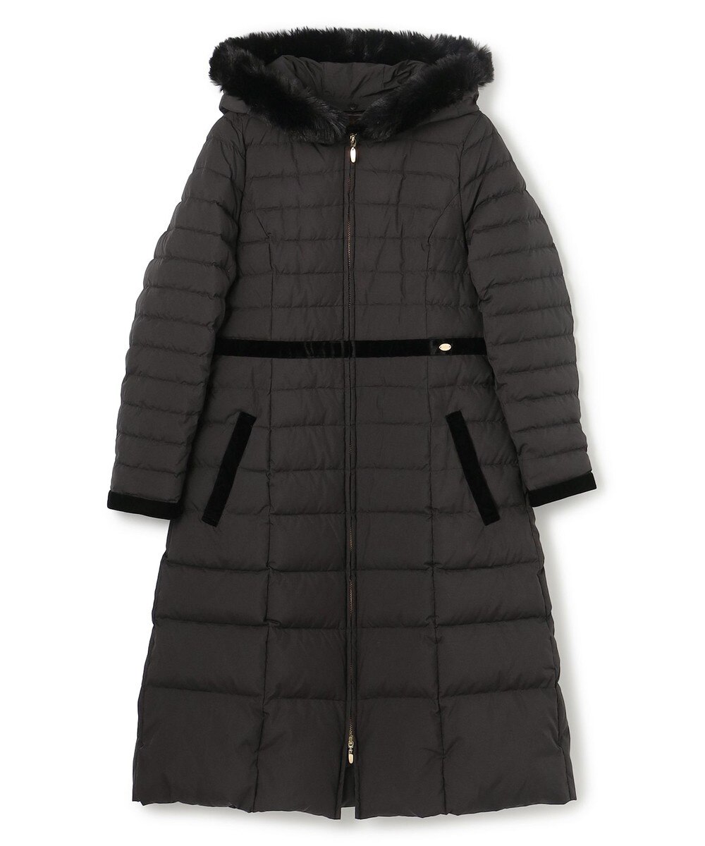 【オンワード】 TOCCA>ジャケット/アウター 【消臭】HEART SHOT ロングダウンコート ブラック 0 レディース