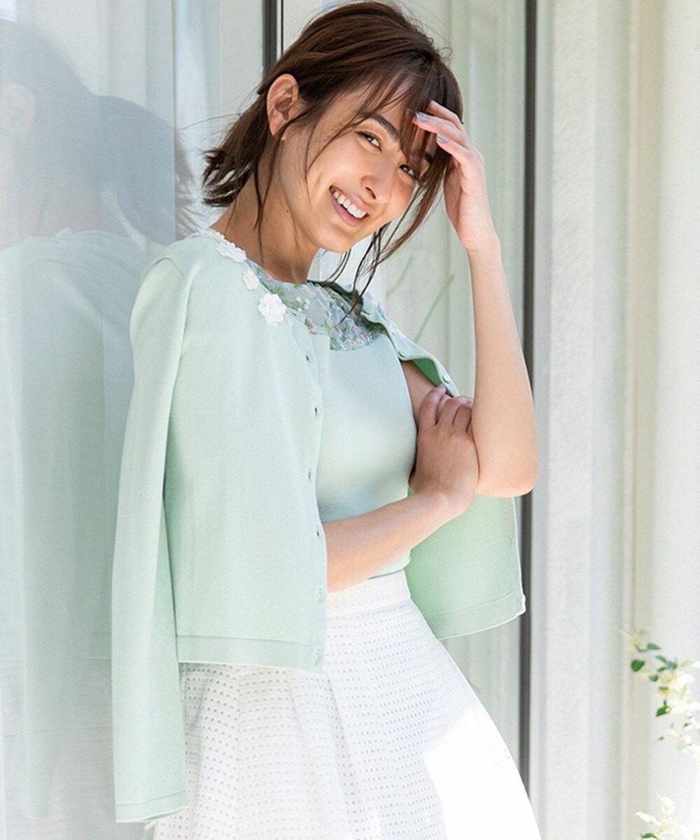 【オンワード】 TOCCA>トップス 【洗える!】WOODHAM KNIT CARDIGAN ニットカーディガン ピンク M レディース 【送料無料】