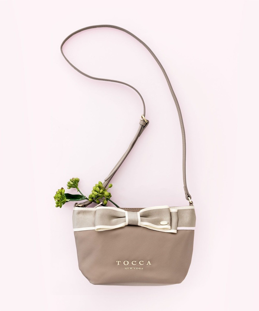 【オンワード】 TOCCA>バッグ BICOLOR RIBBON POCHETTE ポシェット ベージュ F レディース 【オンワード】 TOCCA>バッグ BICOLOR RIBBON POCHETTE ポシェット ベージュ F レディース