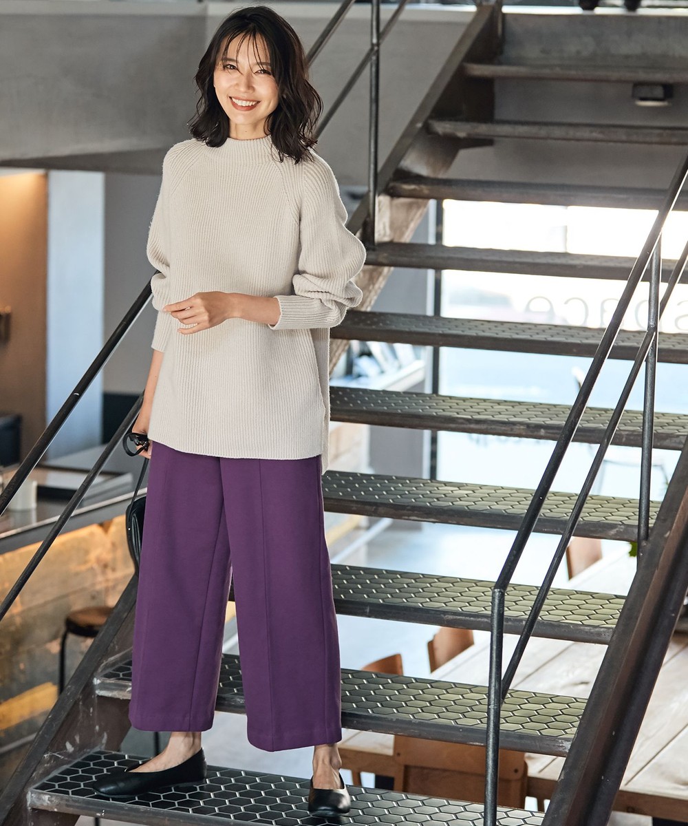 【オンワード】 ANY>パンツ 【吸湿発熱】any HEAT PANTS パープル 2 レディース 【オンワード】 ANY>パンツ 【吸湿発熱】any HEAT PANTS パープル 2 レディース