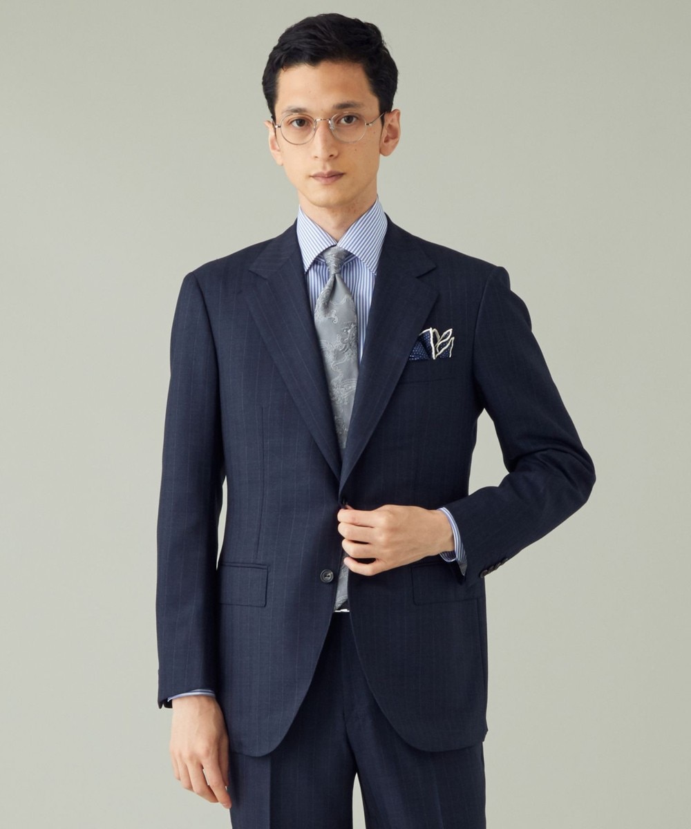 【オンワード】 GOTAIRIKU>スーツ/ネクタイ 【ZEGNA】LOOP スーツ ネイビー 34 メンズ 【送料無料】