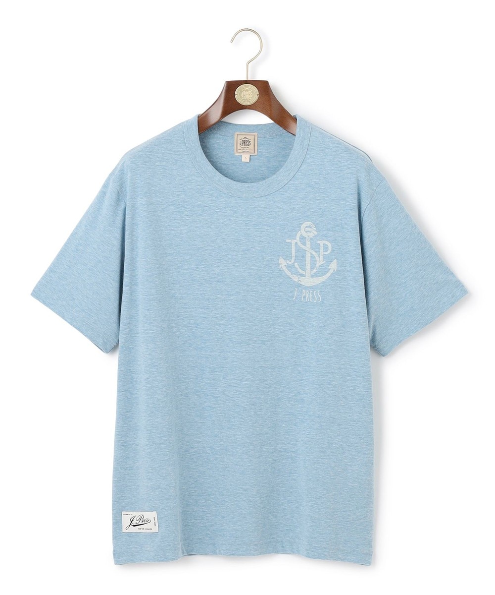【オンワード】 J.PRESS MEN>トップス 【NYUZELESS】アンカーグラフィック Tシャツ サックスブルー S メンズ 【オンワード】 J.PRESS MEN>トップス 【NYUZELESS】アンカーグラフィック Tシャツ サックスブルー S メンズ
