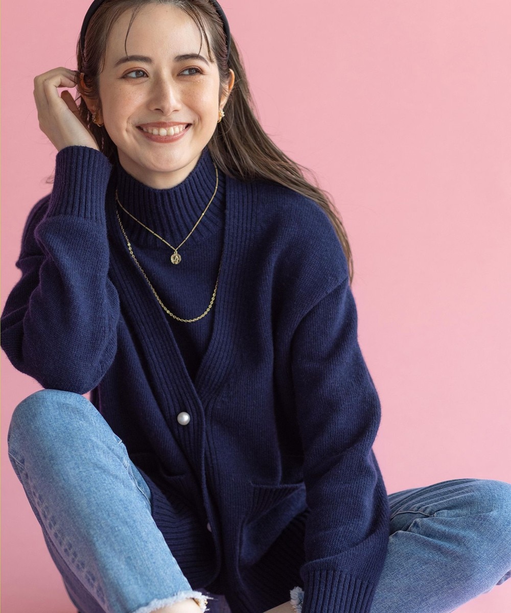 【オンワード】 組曲 L>トップス 【マガジン掲載】フェイクツイン ニット(KL28) グリーン 6 レディース 【送料無料】