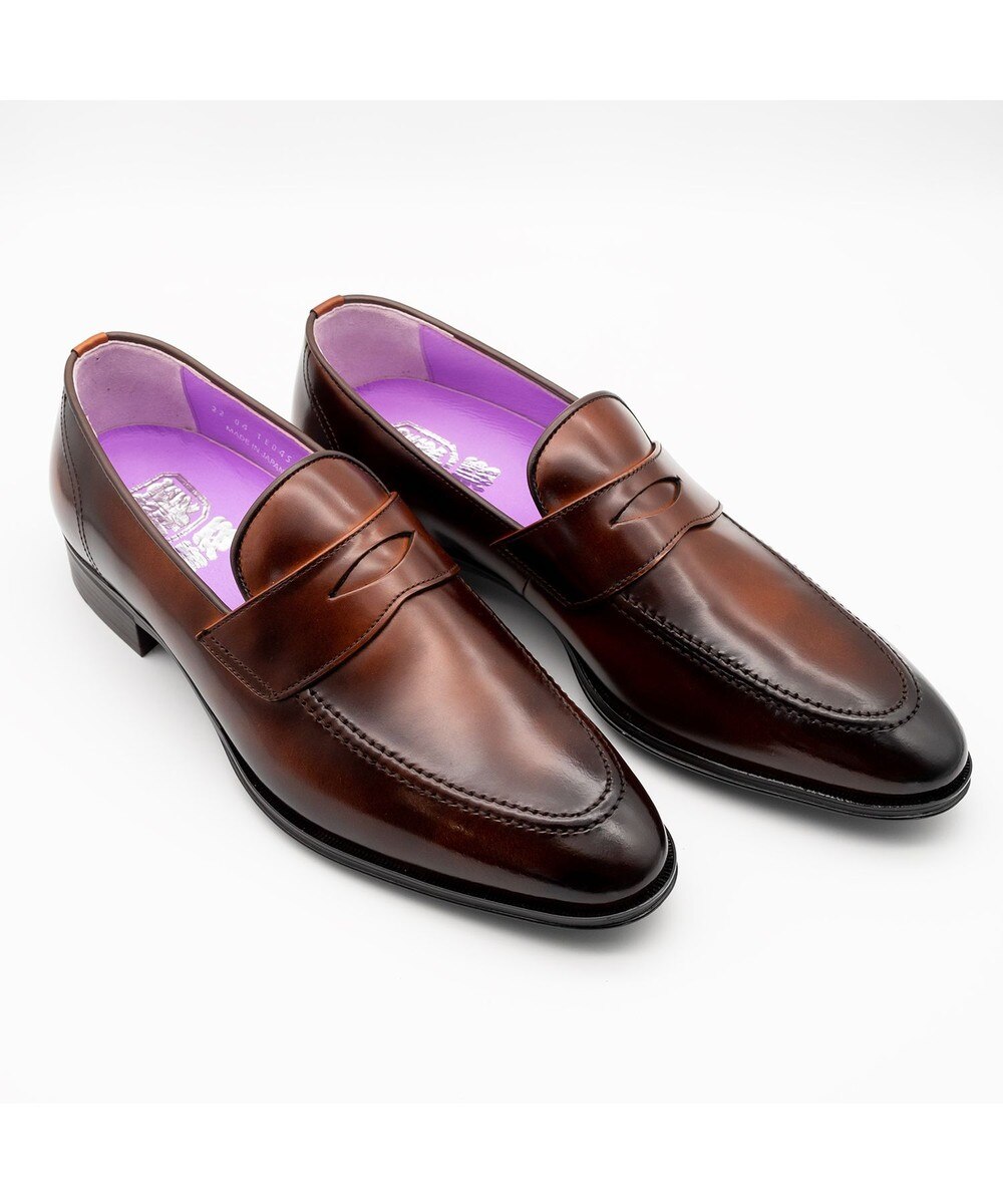 ＜オンワード＞TOMOE & Co.>シューズ 【鞆ゑ(ともえ)】藤シリーズ ラバーソールでクッション性があり、革靴の硬さを感じさせない履きやすさ。 ブラウン 27.0cm メンズ