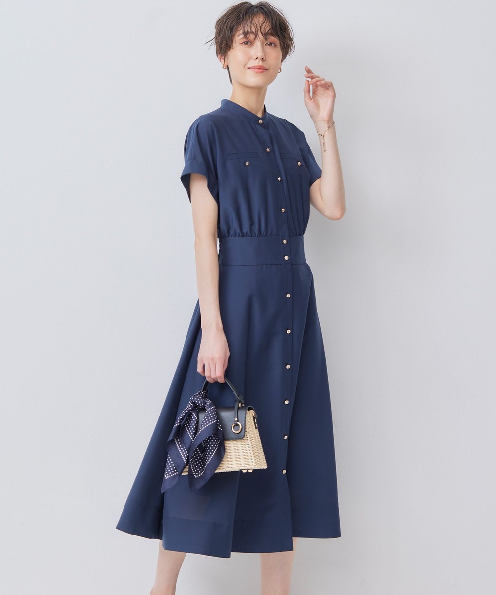 【オンワード】 組曲 L(大きいサイズ)>ワンピース シアーボイル ワンピース ネイビー 6 レディース 【オンワード】 組曲 L(大きいサイズ)>ワンピース シアーボイル ワンピース ネイビー 6 レディース
