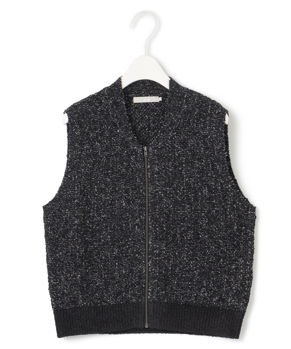 【オンワード】 ICB>トップス 【洗える】 カラーニットツイード ベスト モノミックス S レディース 【オンワード】 ICB>トップス 【洗える】 カラーニットツイード ベスト モノミックス S レディース