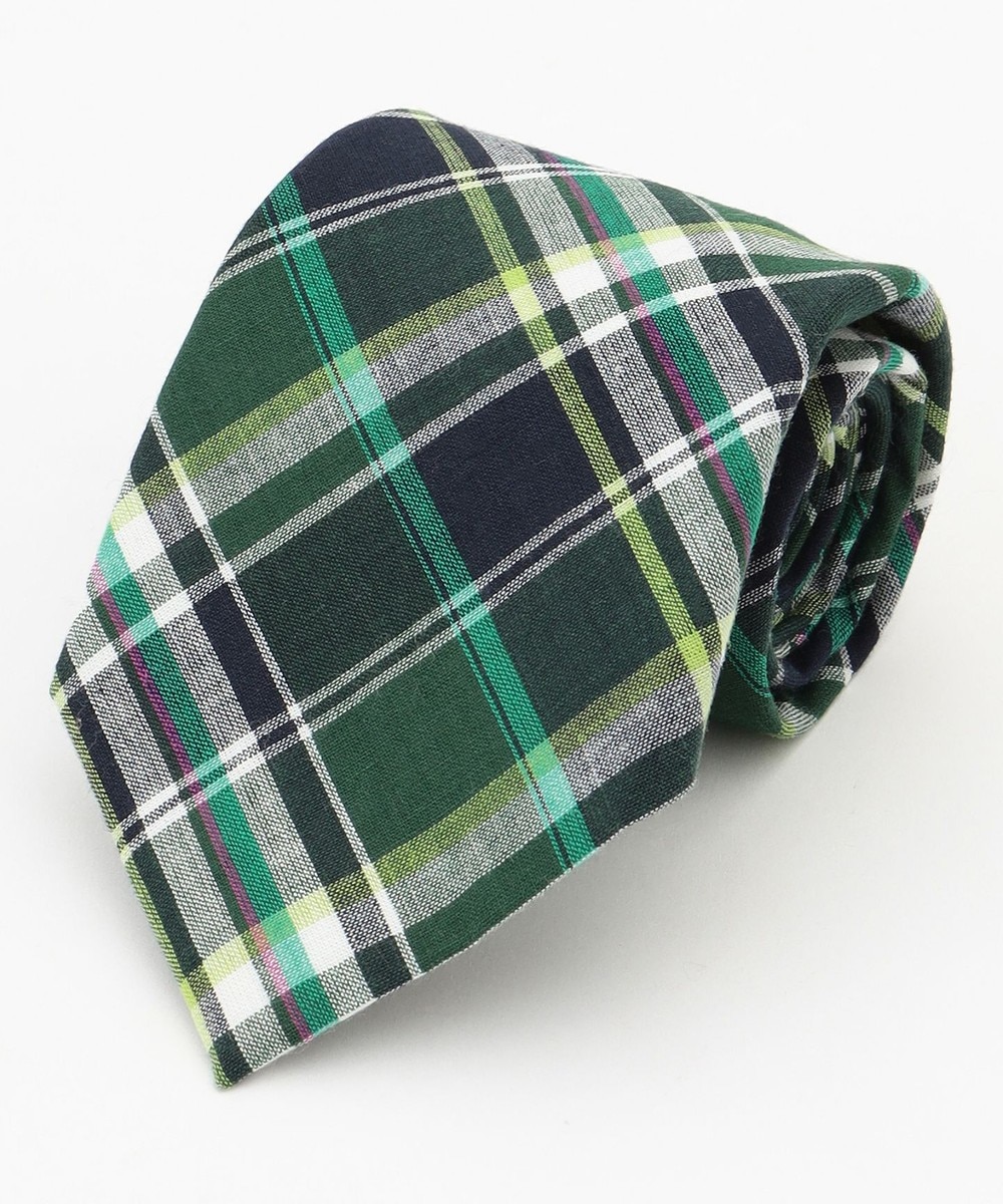【オンワード】 J.PRESS MEN>スーツ/ネクタイ マドラスチェック ネクタイ グリーン F メンズ 【オンワード】 J.PRESS MEN>スーツ/ネクタイ マドラスチェック ネクタイ グリーン F メンズ