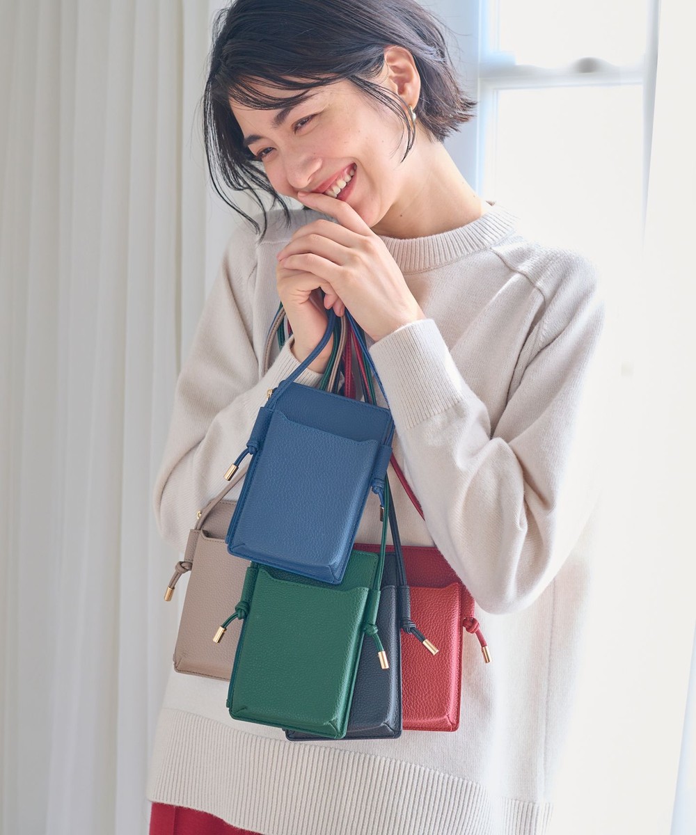 【オンワード】 ANY>バッグ スマートフォンポシェット ブルー F レディース 【オンワード】 ANY>バッグ スマートフォンポシェット ブルー F レディース