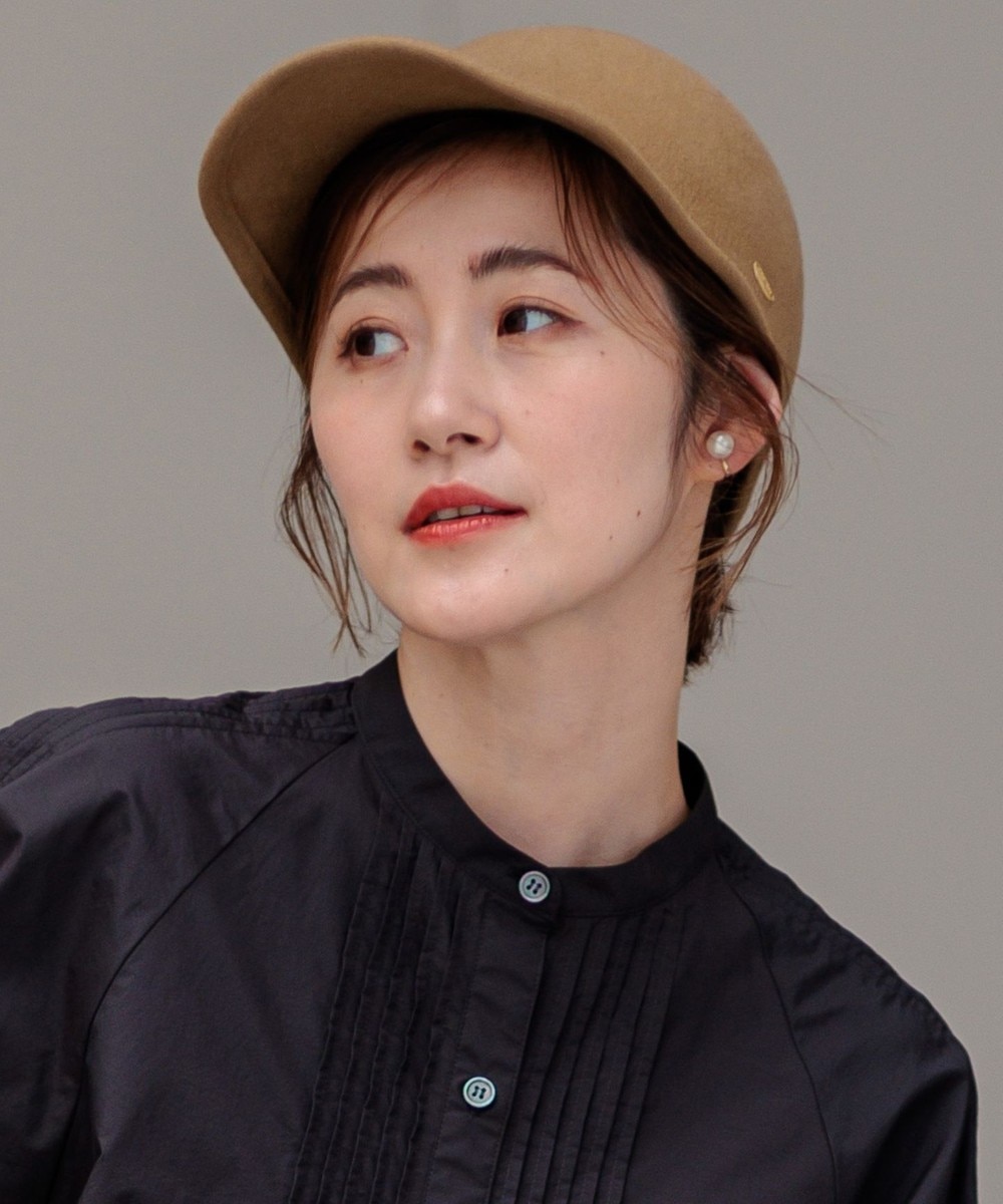 【オンワード】 23区>帽子 【見上愛さん着用】フェルト キャップ キャメル F レディース 【オンワード】 23区>帽子 【見上愛さん着用】フェルト キャップ キャメル F レディース