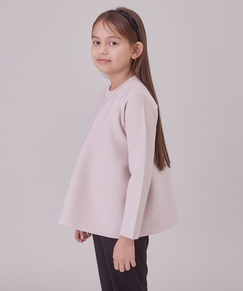 【100-130cm】ペプラムニット