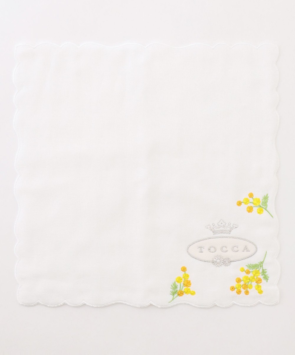 【オンワード】 TOCCA>財布/小物 AIRY YELLOW PEARL HANDKERCHIEF ハンカチ ホワイト F レディース 【オンワード】 TOCCA>財布/小物 AIRY YELLOW PEARL HANDKERCHIEF ハンカチ ホワイト F レディース