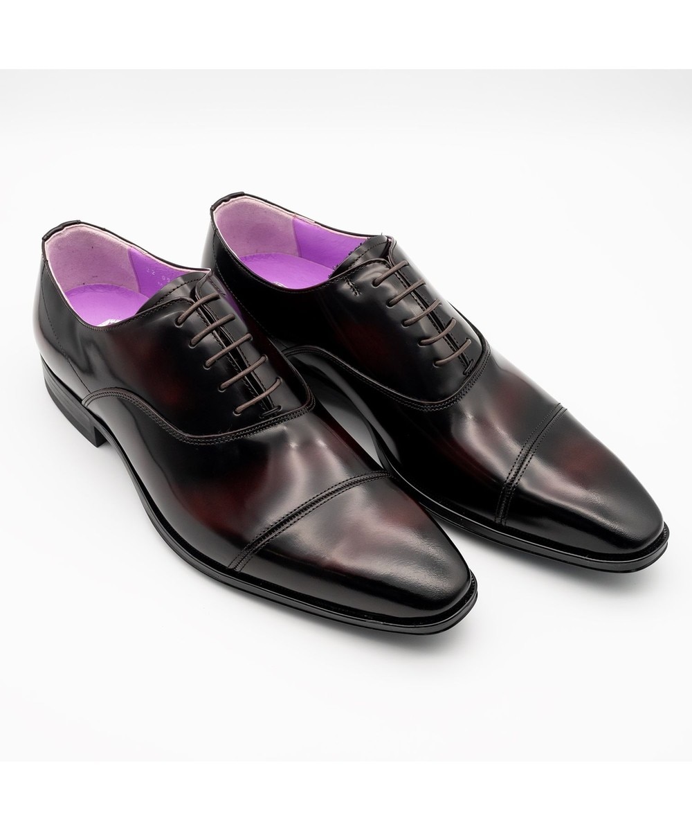 ＜オンワード＞TOMOE & Co.>シューズ 【鞆ゑ(ともえ)】藤シリーズ ラバーソールでクッション性があり、革靴の硬さを感じさせない履きやすさ。 バーガンディー 27.0cm メンズ