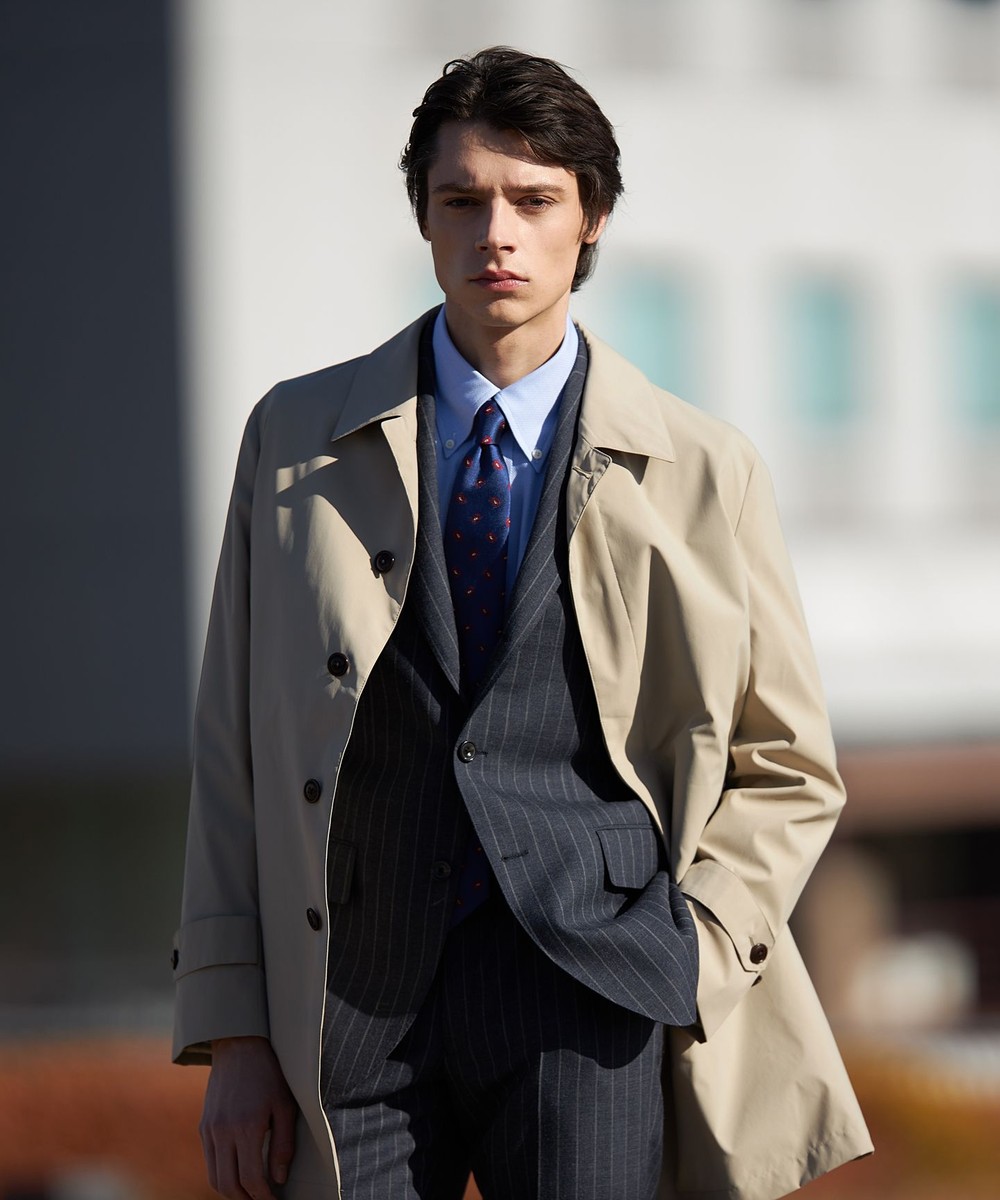 【オンワード】 J.PRESS MEN>ジャケット/アウター 【驚きの軽さ / オンオフ兼用】【ストレッチ性 / 撥水機能 / 手洗い可】テクニカルライトポプリン カーコート アイボリー XL メンズ 【オンワード】 J.PRESS MEN>ジャケット/アウター 【驚きの軽さ / オンオフ兼用】【ストレッチ性 / 撥水機能 / 手洗い可】テクニカルライトポプリン カーコート アイボリー XL メンズ