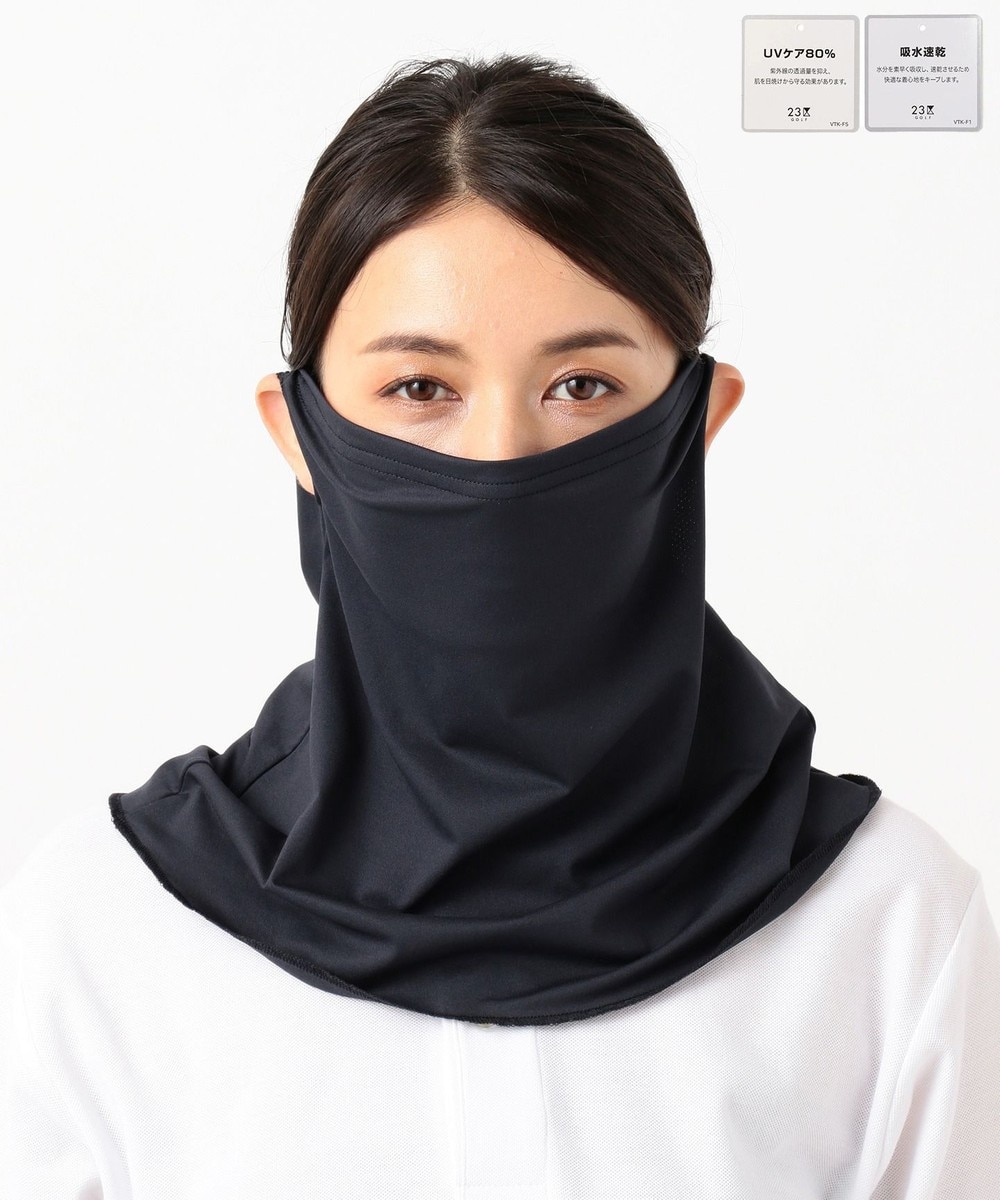 【オンワード】 23区GOLF>雑貨/ホビー/スポーツ レジャー & スポーツのお供にも【UV/吸汗速乾】フェイスカバー ブラック F レディース 【オンワード】 23区GOLF>雑貨/ホビー/スポーツ レジャー & スポーツのお供にも【UV/吸汗速乾】フェイスカバー ブラック F レディース