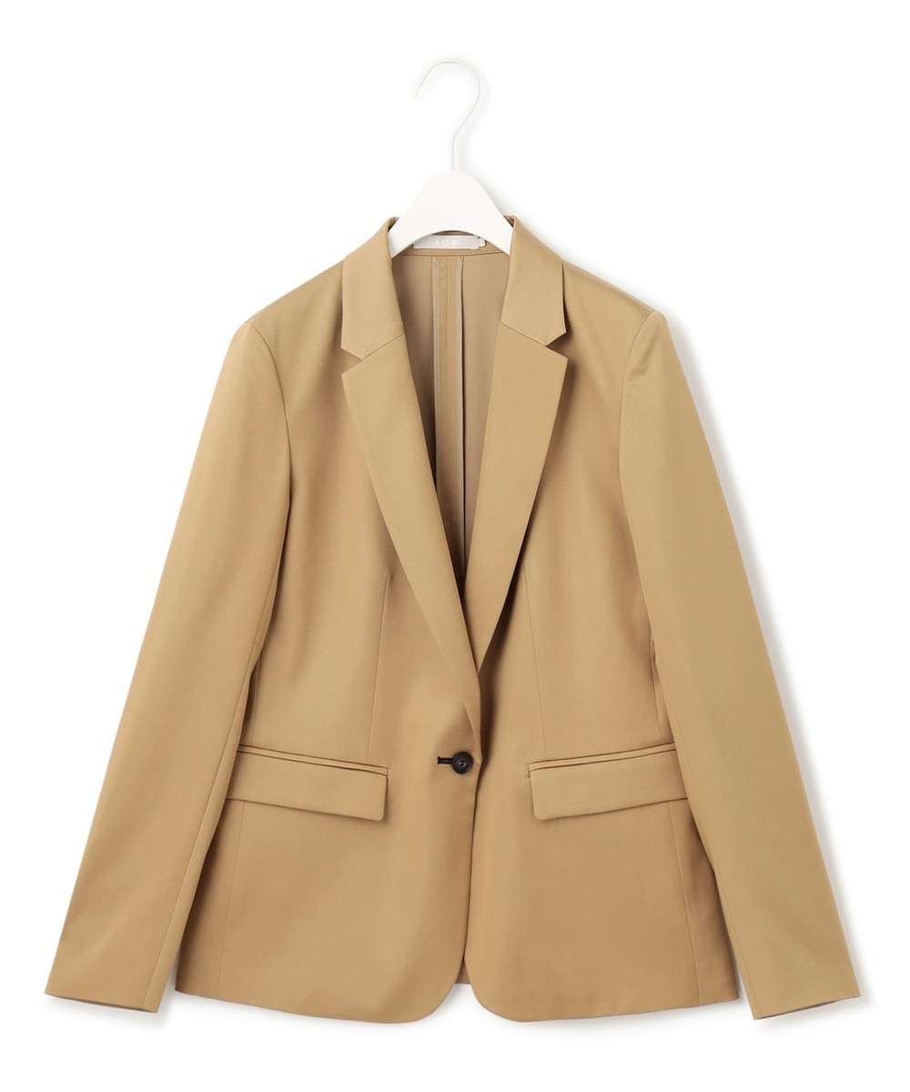 【オンワード】 ICB>ジャケット/アウター 【洗える】リヨセルサテンストレッチ テーラードジャケット チノ 6 レディース 【オンワード】 ICB>ジャケット/アウター 【洗える】リヨセルサテンストレッチ テーラードジャケット チノ 6 レディース