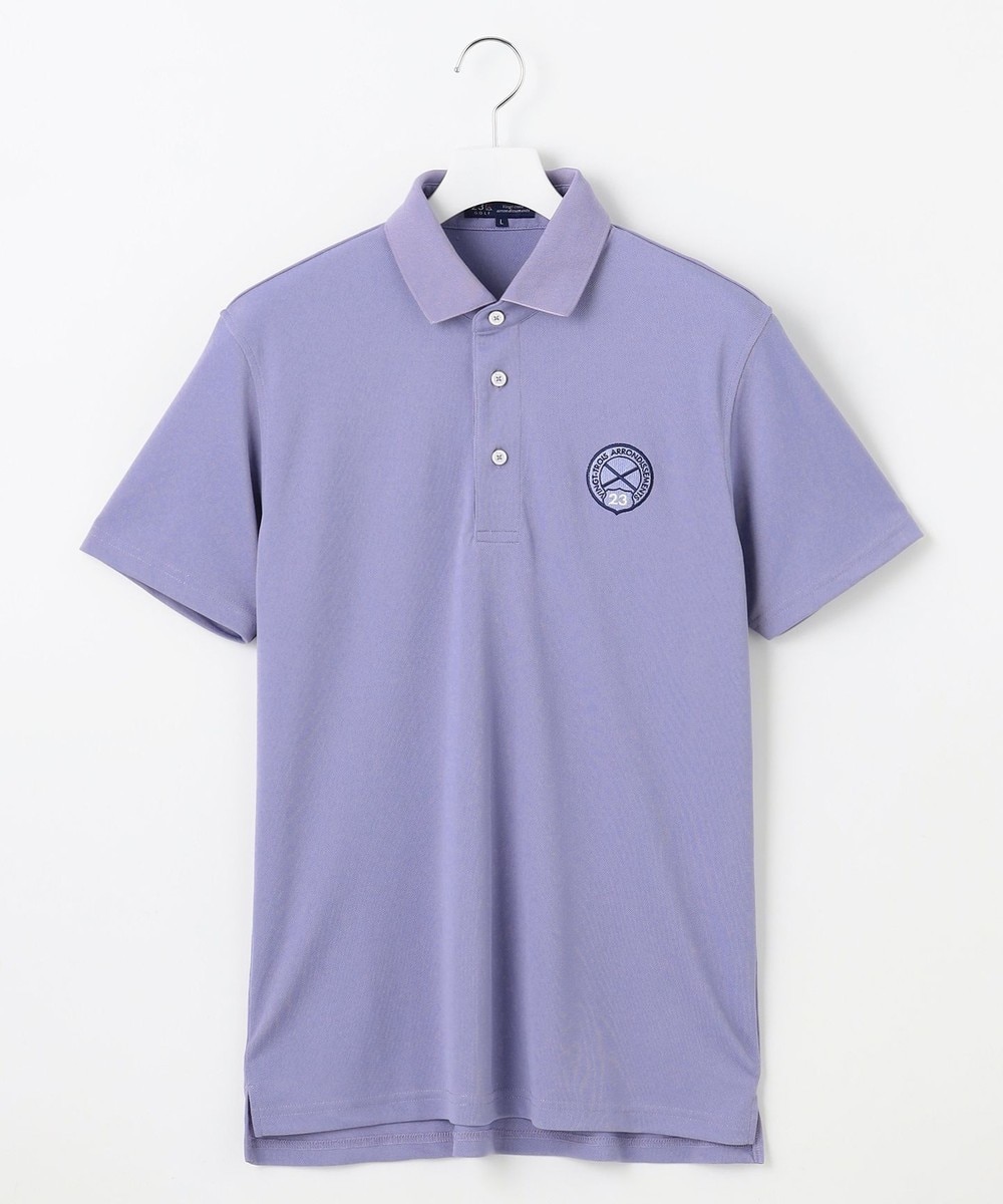 【オンワード】 23区GOLF>トップス 【MEN】カラバリ豊富な半袖ポロシャツ ライラック M メンズ 【オンワード】 23区GOLF>トップス 【MEN】カラバリ豊富な半袖ポロシャツ ライラック M メンズ