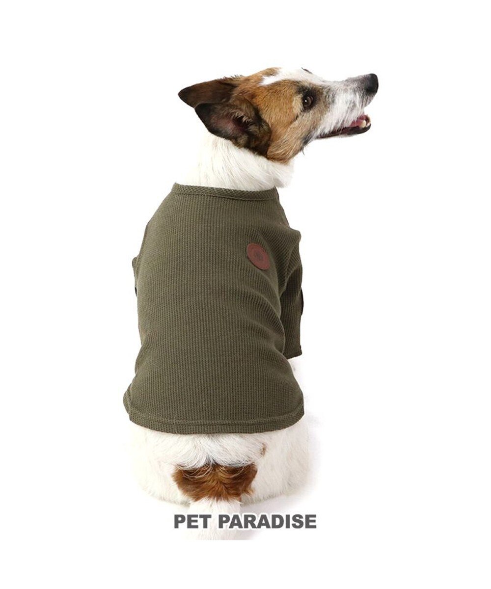 PET PARADISE>ペットグッズ J.PRESS ワッフル Tシャツ 【小型犬】 カーキ ＳＳ