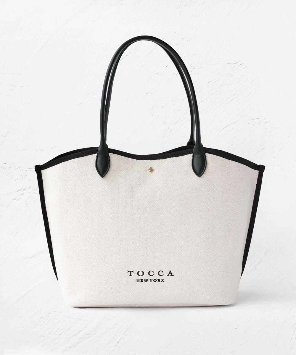 【オンワード】 TOCCA>バッグ ET JOUR CANVASTOTE キャンバストートバッグ アイボリー F レディース