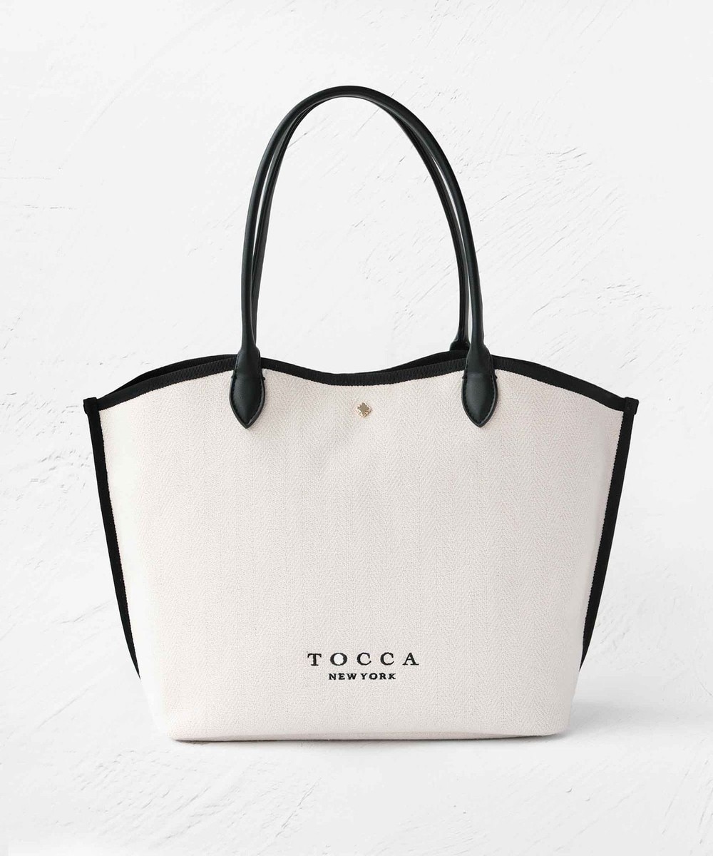 【オンワード】 TOCCA>バッグ ET JOUR CANVASTOTE キャンバストートバッグ アイボリー F レディース 【オンワード】 TOCCA>バッグ ET JOUR CANVASTOTE キャンバストートバッグ アイボリー F レディース