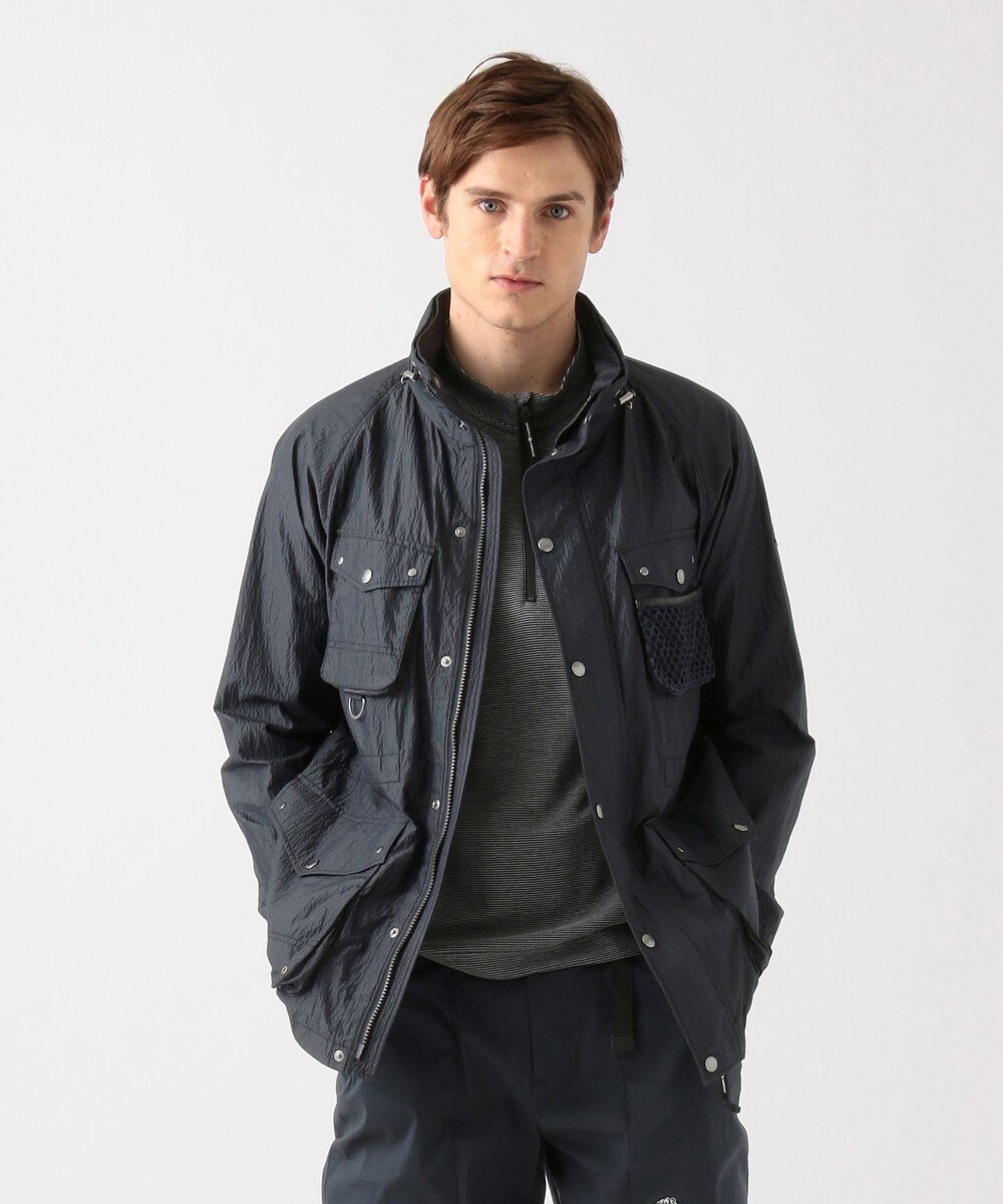 【オンワード】 JOSEPH ABBOUD>ジャケット/アウター 【JOSEPH ABBOUD MOUNTAIN】リップルサッカー ブルゾン アイボリー LL メンズ 【送料無料】