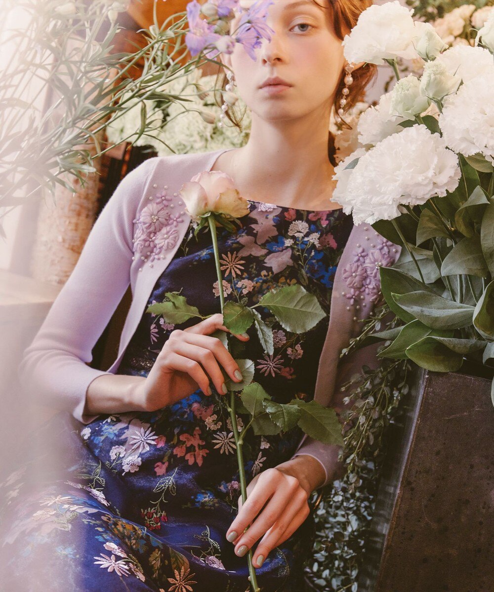 【オンワード】 TOCCA>トップス 【洗える!】FLORAISON BOLERO ボレロ ライラック M レディース 【送料無料】