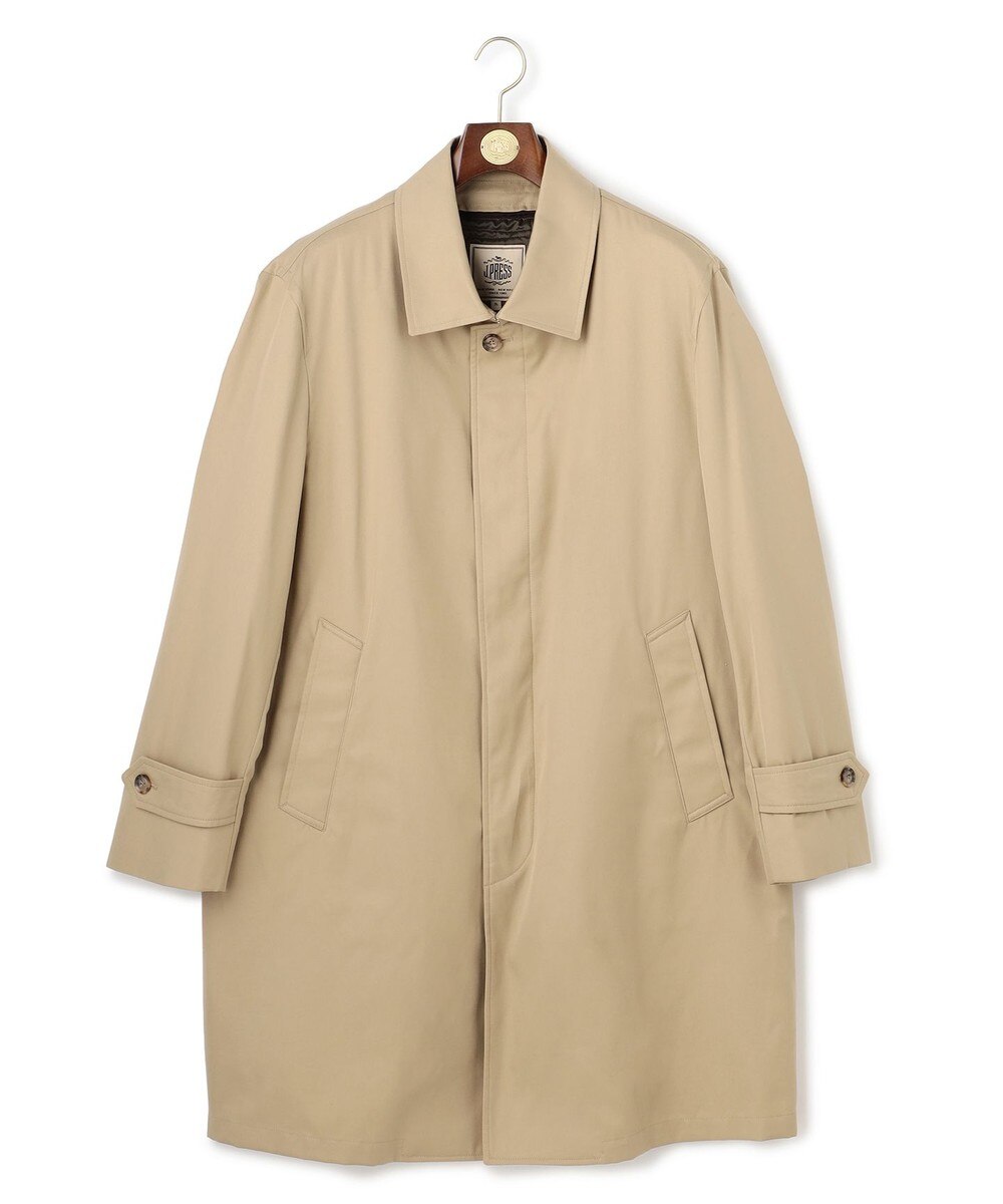 【オンワード】 J.PRESS MEN>ジャケット/アウター 【KING SIZE】【定番】コンパクトスピンギャバジン ステンカラーコート_25年モデル ベージュ 4L メンズ