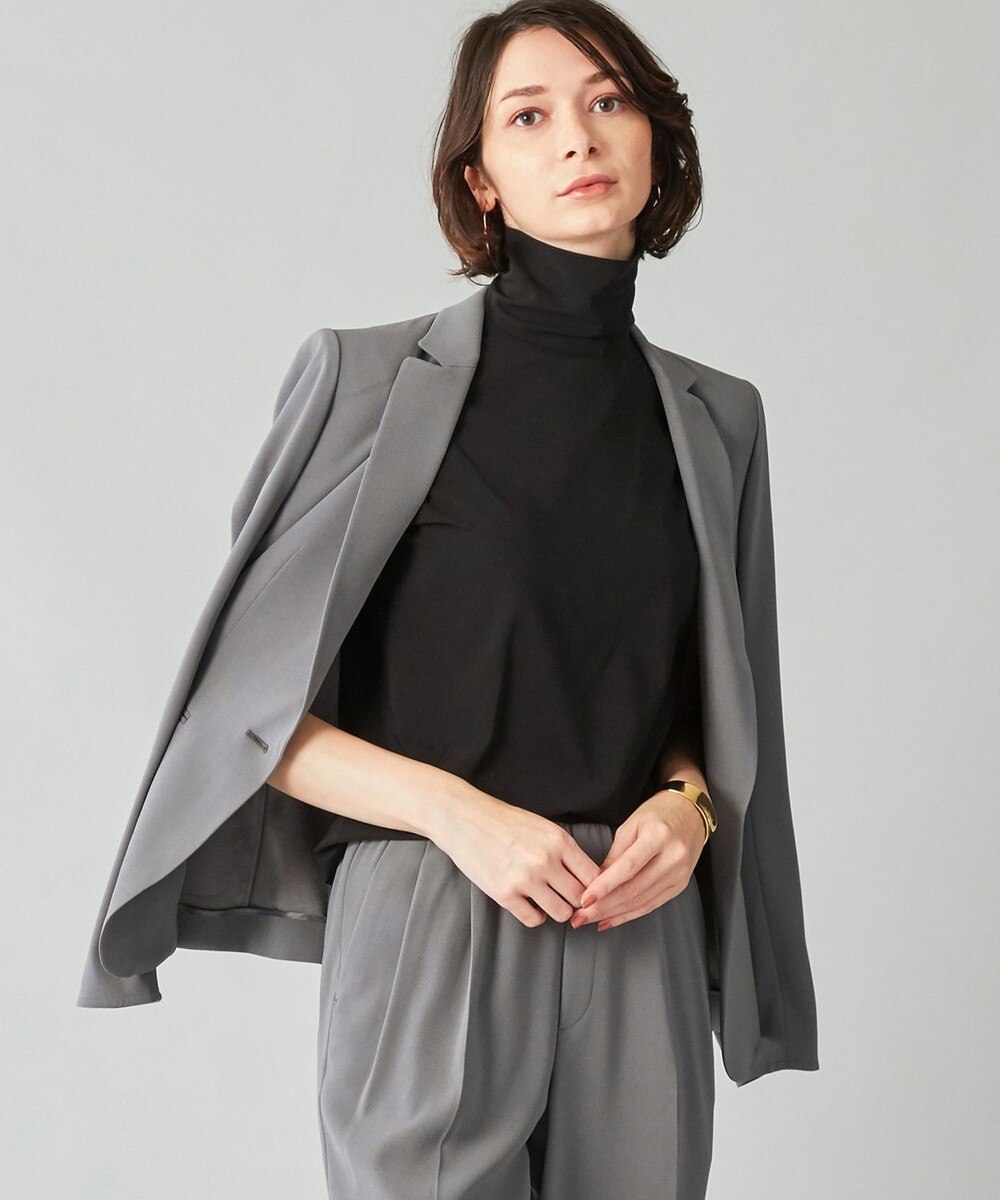 【オンワード】 BEIGE,>ジャケット/アウター 【S-size・一部店舗限定】CINDY / テーラードジャケット Gray×Camel 30 レディース 【送料無料】