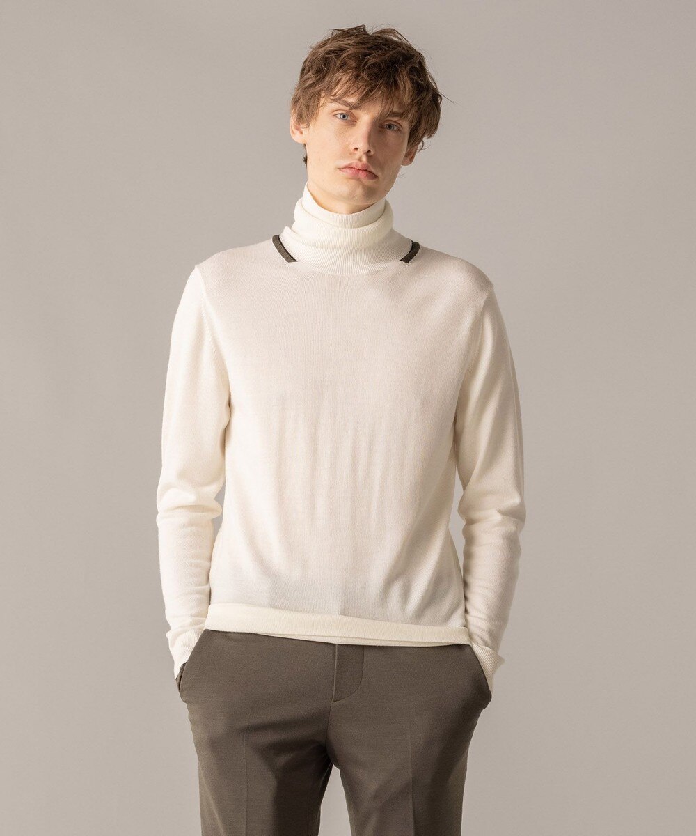 【オンワード】 JOSEPH MEN>トップス ウォッシャブルウールTN ブラック 46 メンズ 【送料無料】