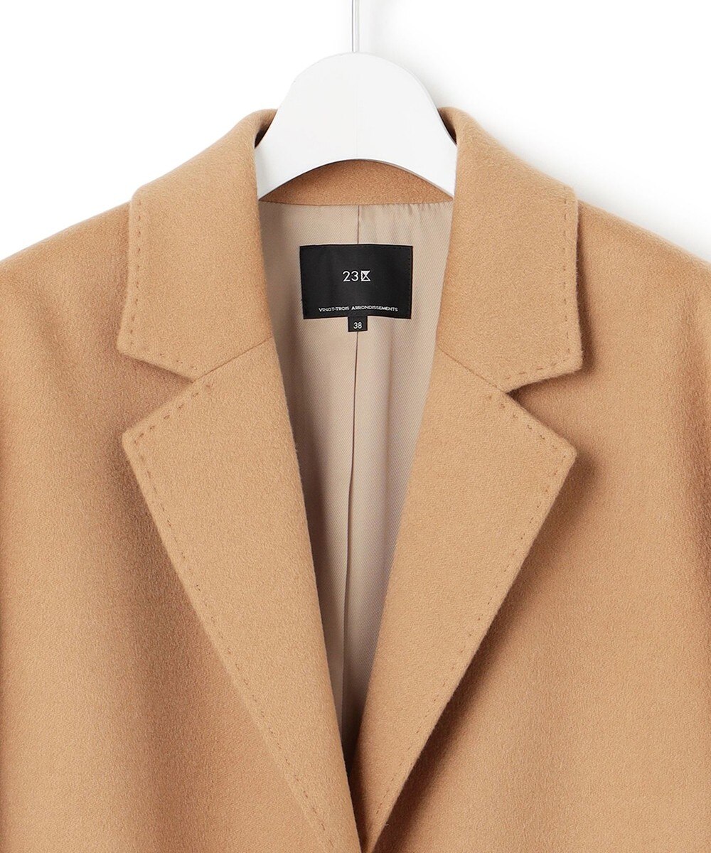 ウールカシミヤビーバー チェスター コート / 23区 L | ファッション